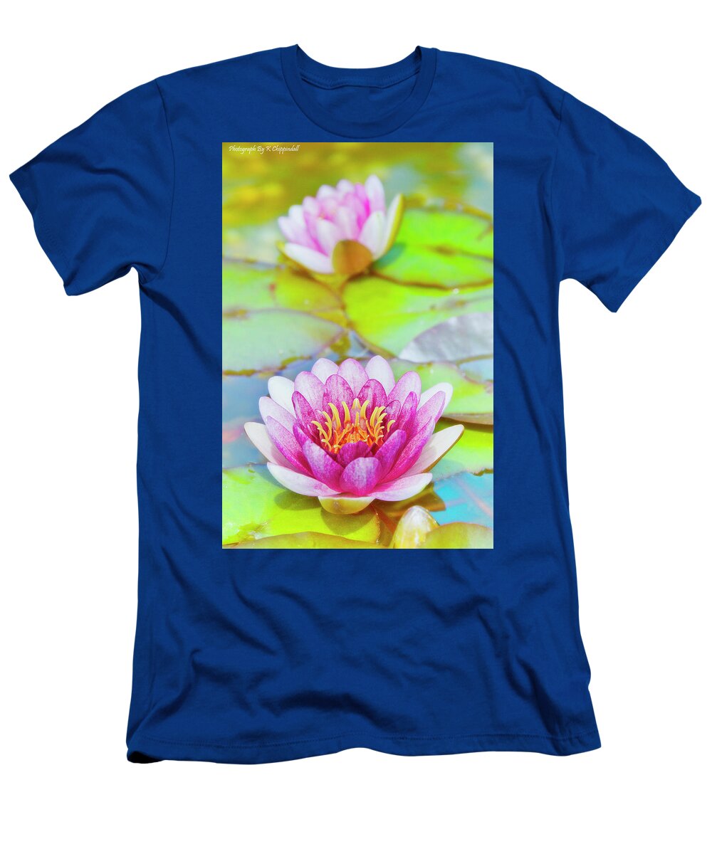 Water Lilly's T-Shirt featuring the digital art Water Lilly 01 by Kevin Chippindall