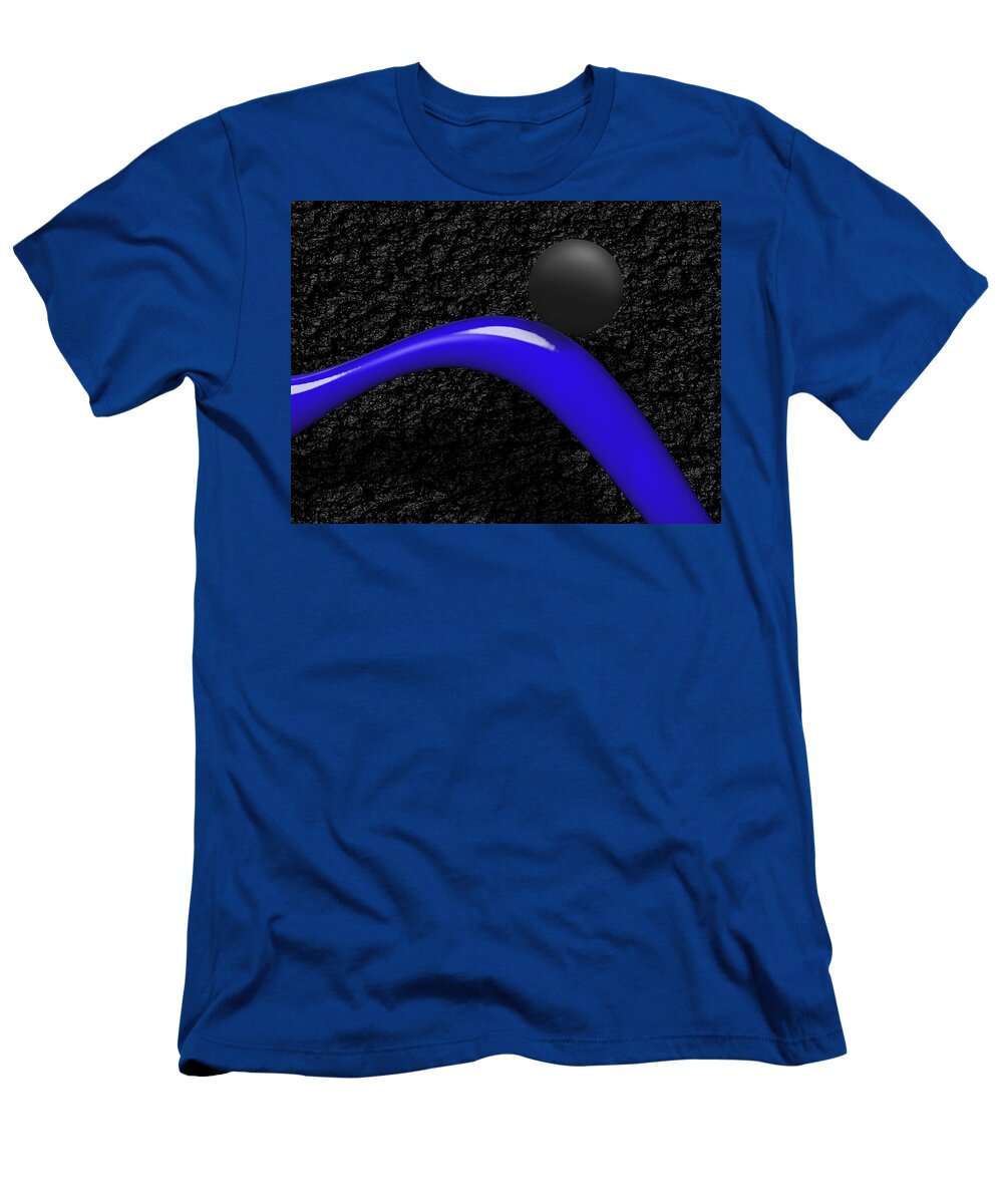 Photography T-Shirt featuring the photograph Black and Blue #1 by Paul Wear