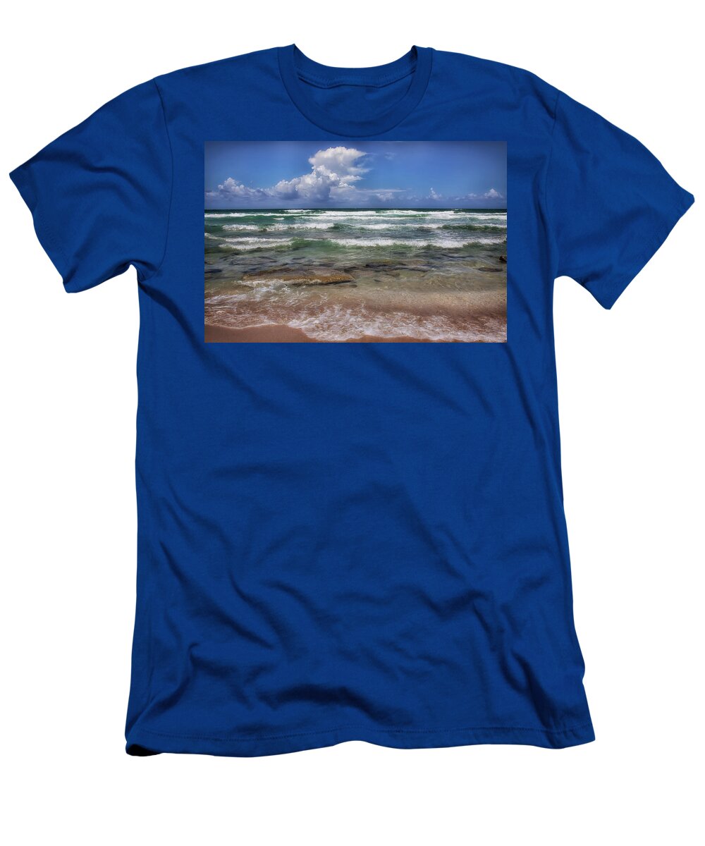 Beach T-Shirt featuring the photograph Day at the Beach #2 by Karen Sirnick