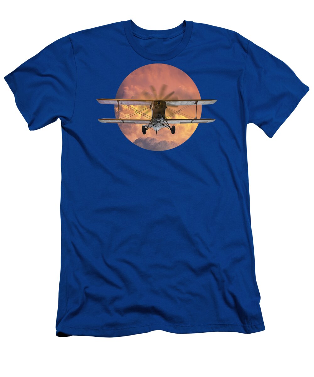 Png Format T-Shirt featuring the photograph Loud Planes Fly Low by Randall Nyhof