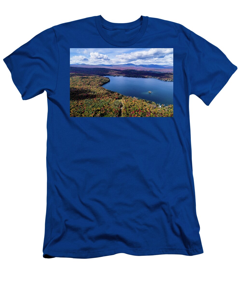 Vermont Photography T-Shirt featuring the photograph Maidstone Lake Vermont #2 by John Rowe