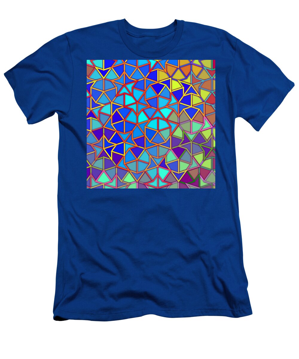 Abstract T-Shirt featuring the digital art Pattern 13 by Marko Sabotin