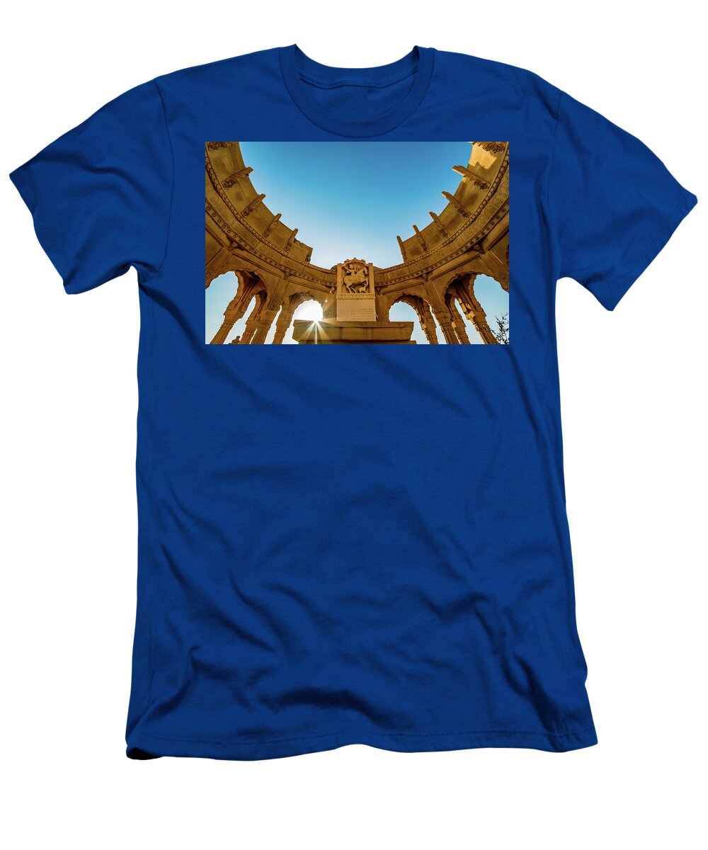 Architecture T-Shirt featuring the photograph Royal cenotaphs, Jaisalmer Chhatris, at Bada Bagh #4 by Lie Yim