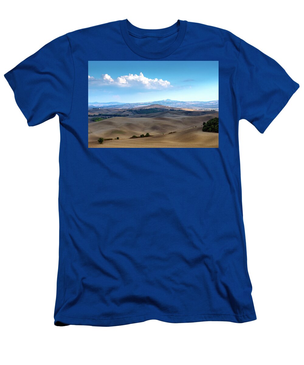 Beautiful T-Shirt featuring the photograph landscape, Tuscany, Italy #7 by Eleni Kouri
