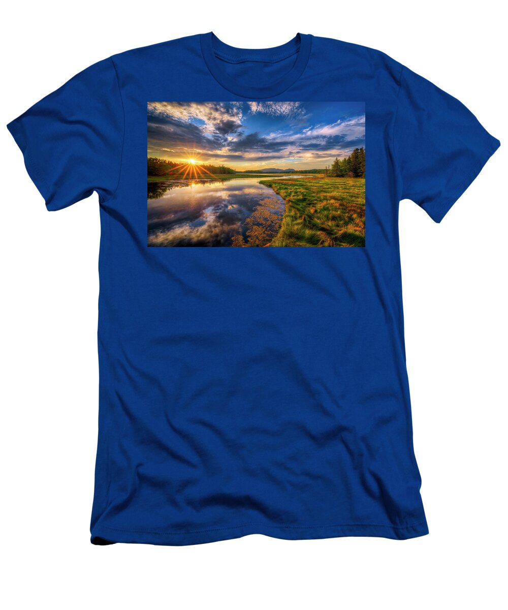Acadia National Park T-Shirt featuring the photograph Acadia a0817 by Greg Hartford