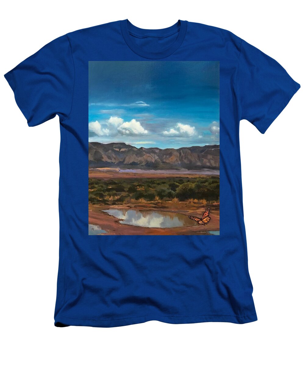 Landscape T-Shirt featuring the painting After the rain by Rebecca Jacob