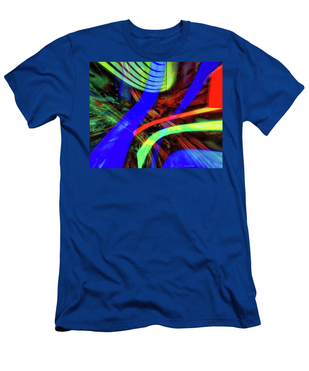 Colours T-Shirt featuring the digital art Agile by Norman Brule