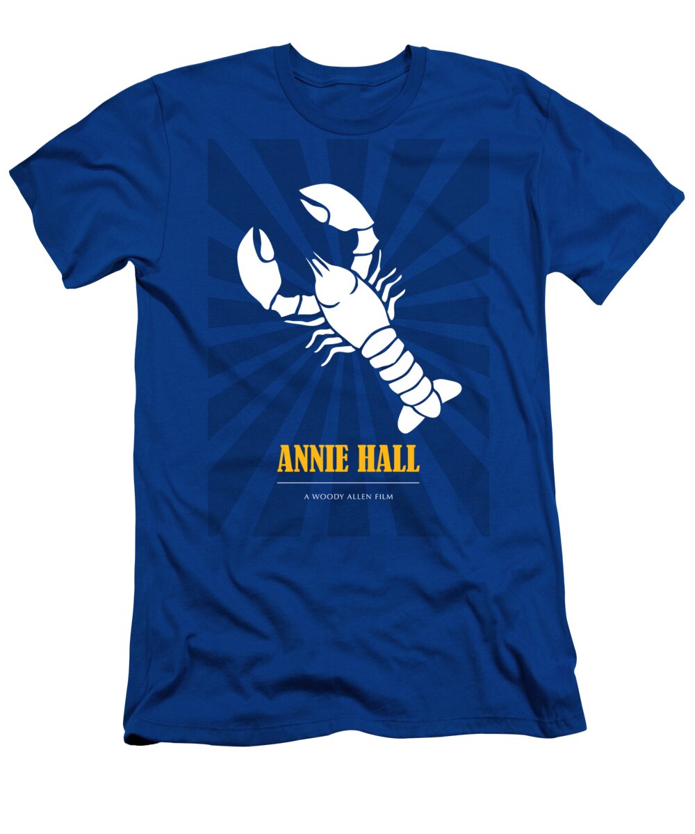 Movie Poster T-Shirt featuring the digital art Annie Hall - Alternative Movie Title by Movie Poster Boy