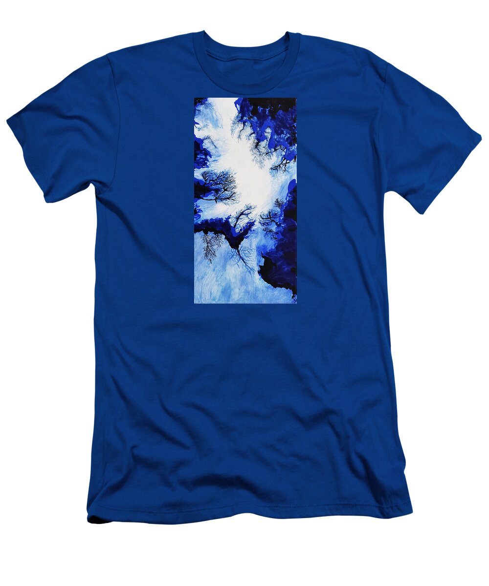 Abstract T-Shirt featuring the painting Ascent by Christine Bolden