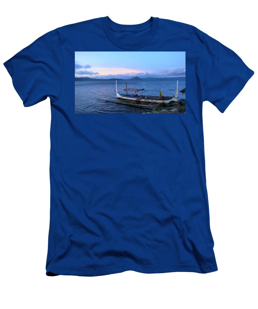 Banca Boat T-Shirt featuring the photograph Boat from the Philippines by Robert Bociaga