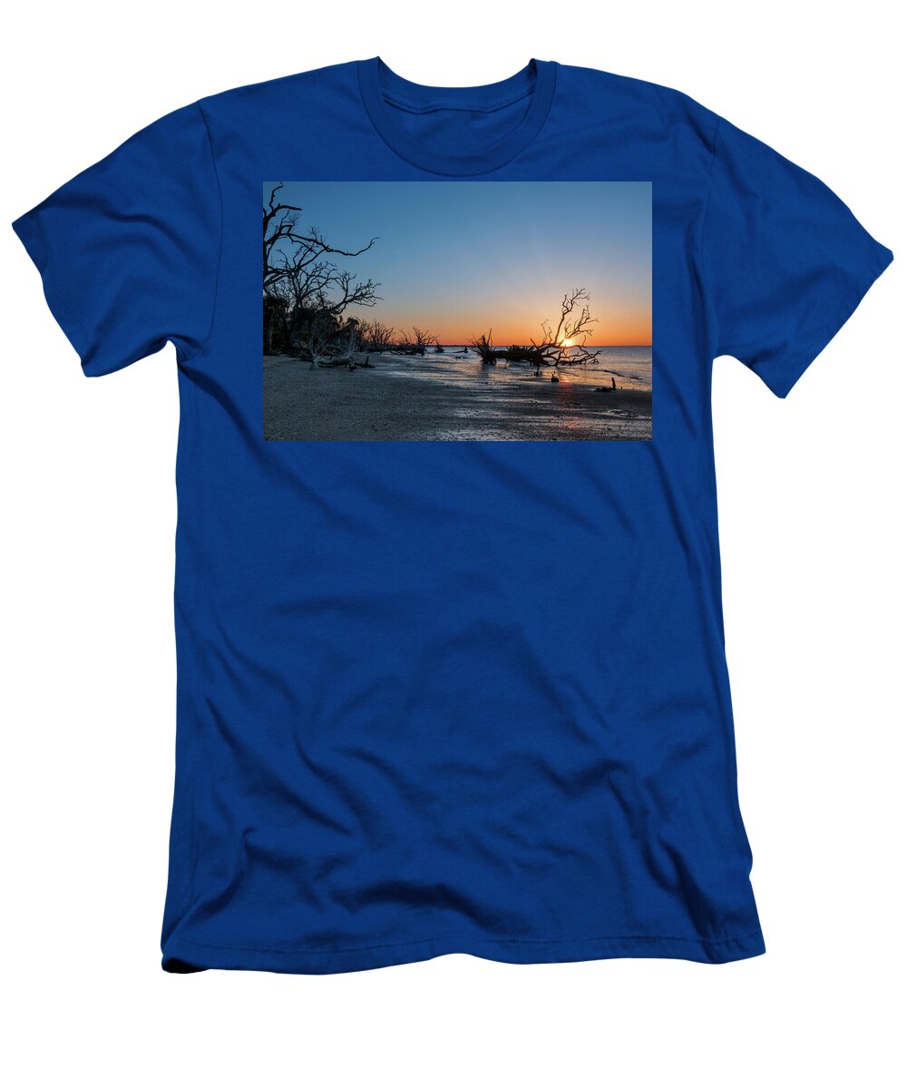 Sunset T-Shirt featuring the photograph Botany Bay Sunrise-1 by John Kirkland
