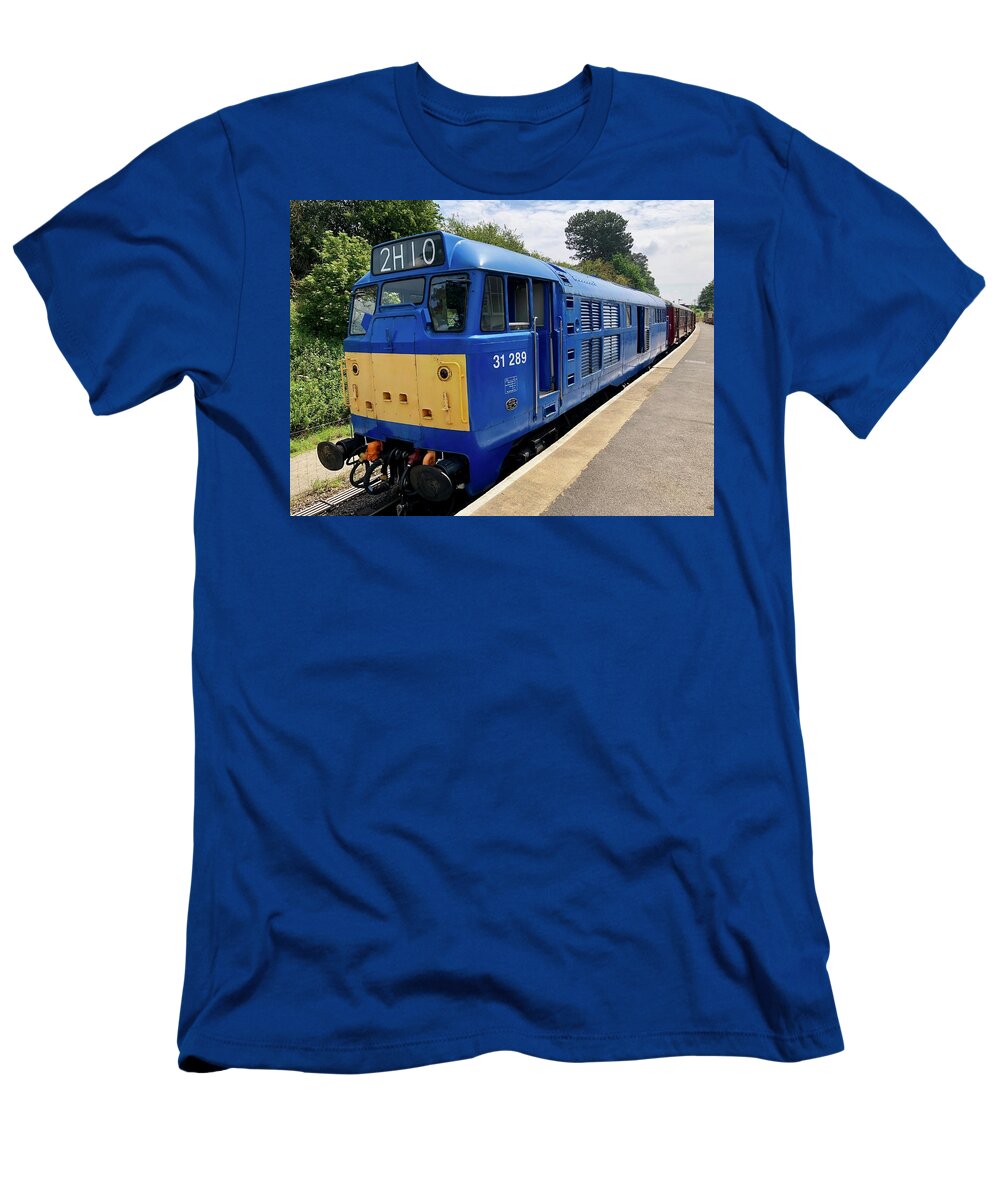Br T-Shirt featuring the photograph BR Class 31 Diesel Locomotive 31289 by Gordon James