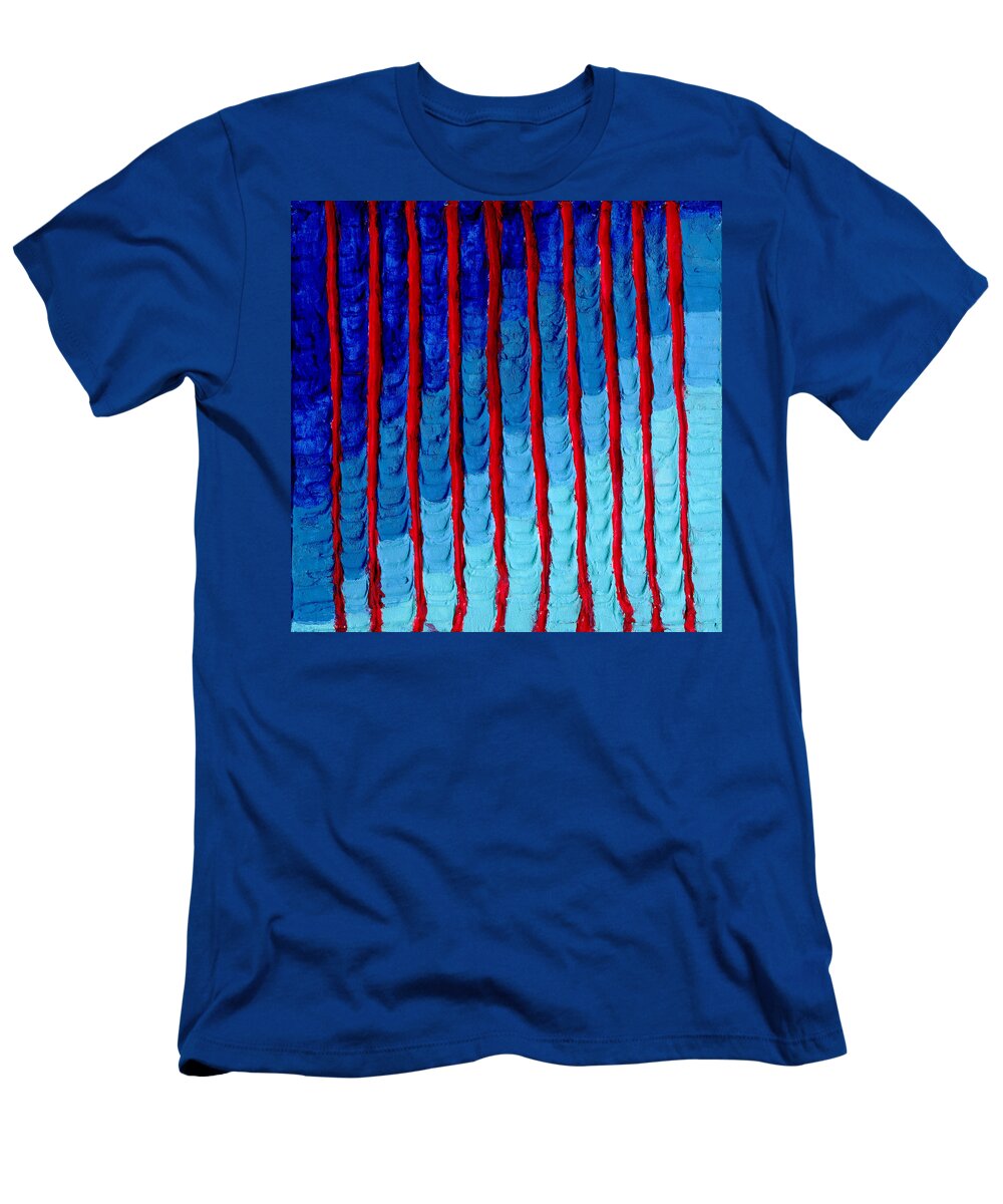 Complex T-Shirt featuring the painting Complex Territory by Phil Strang