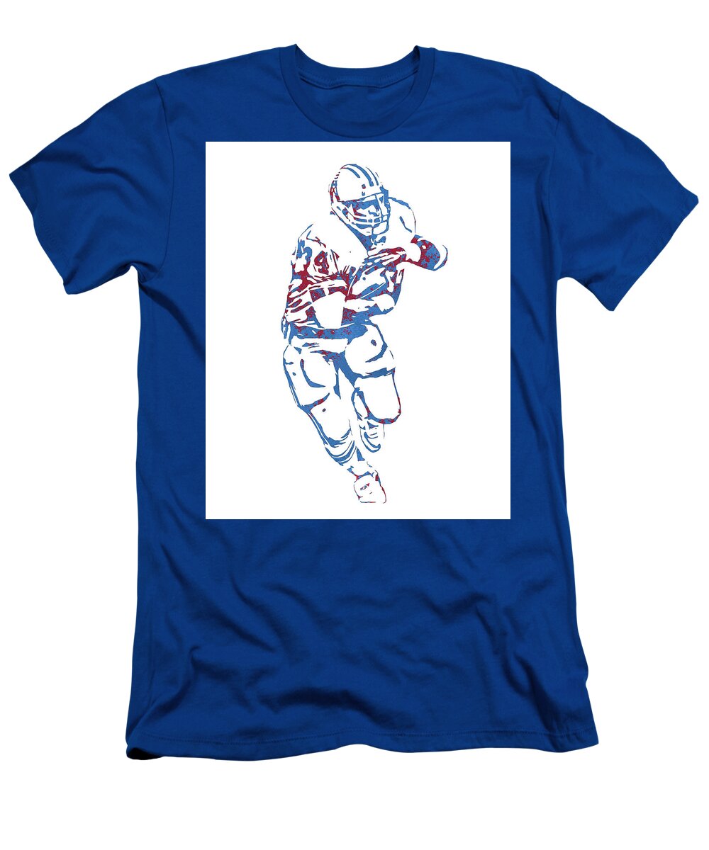 Houston Oilers Earl Campbell Long Sleeve T-Shirt by Joe Hamilton - Fine Art  America
