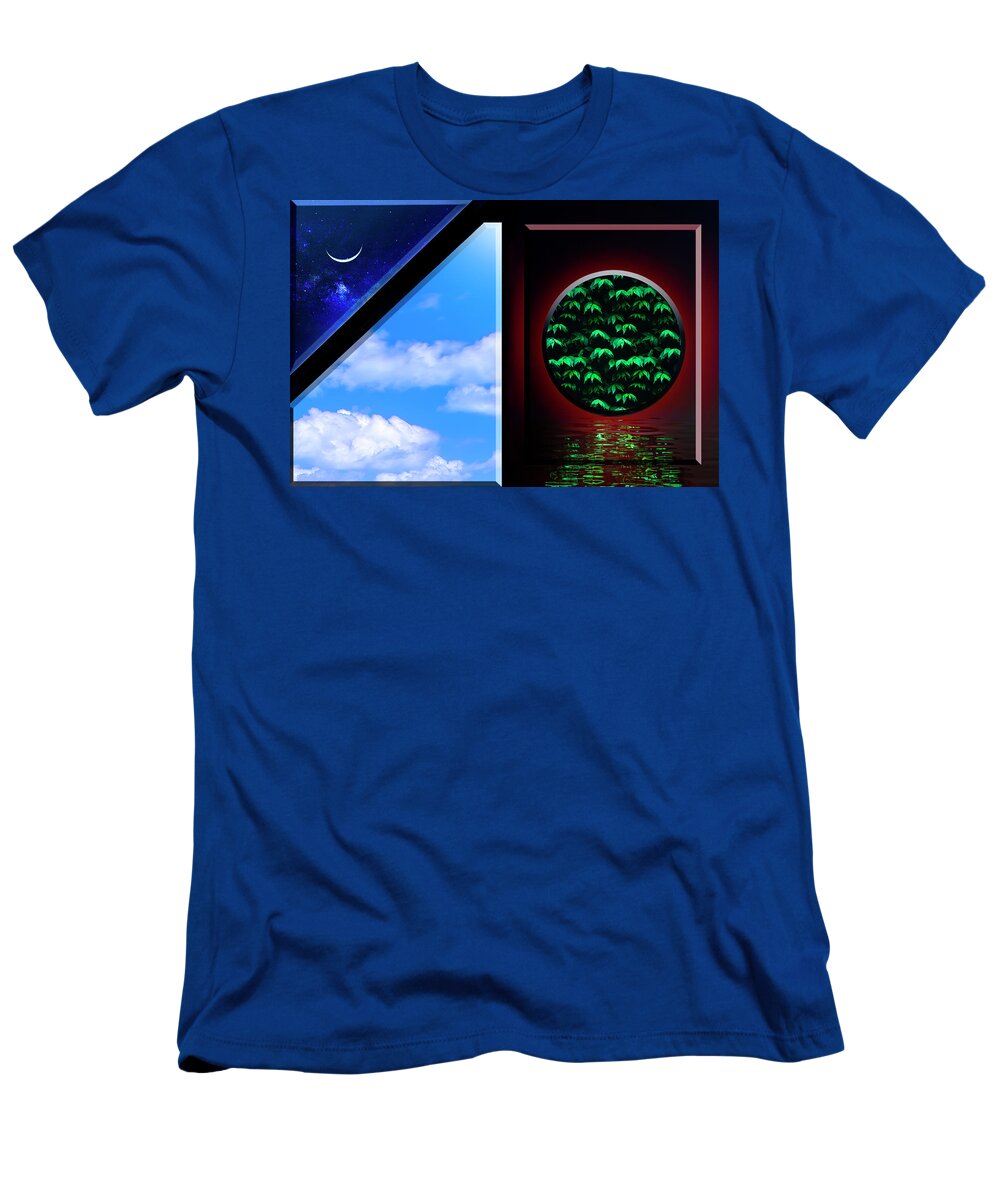 Abstract T-Shirt featuring the photograph Elements by Mark Andrew Thomas