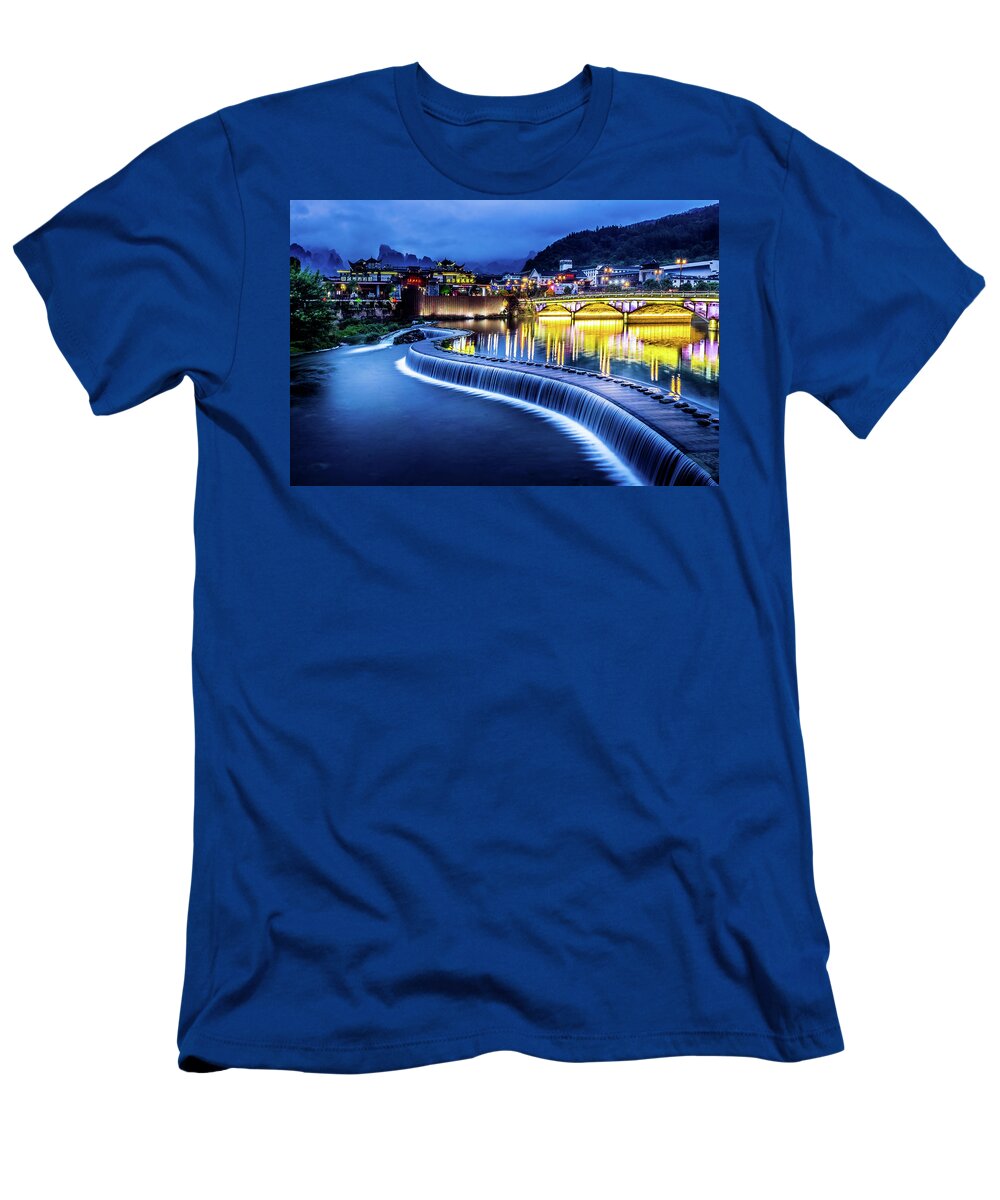Ancient T-Shirt featuring the photograph Feng Huang Ancient Town by Arj Munoz