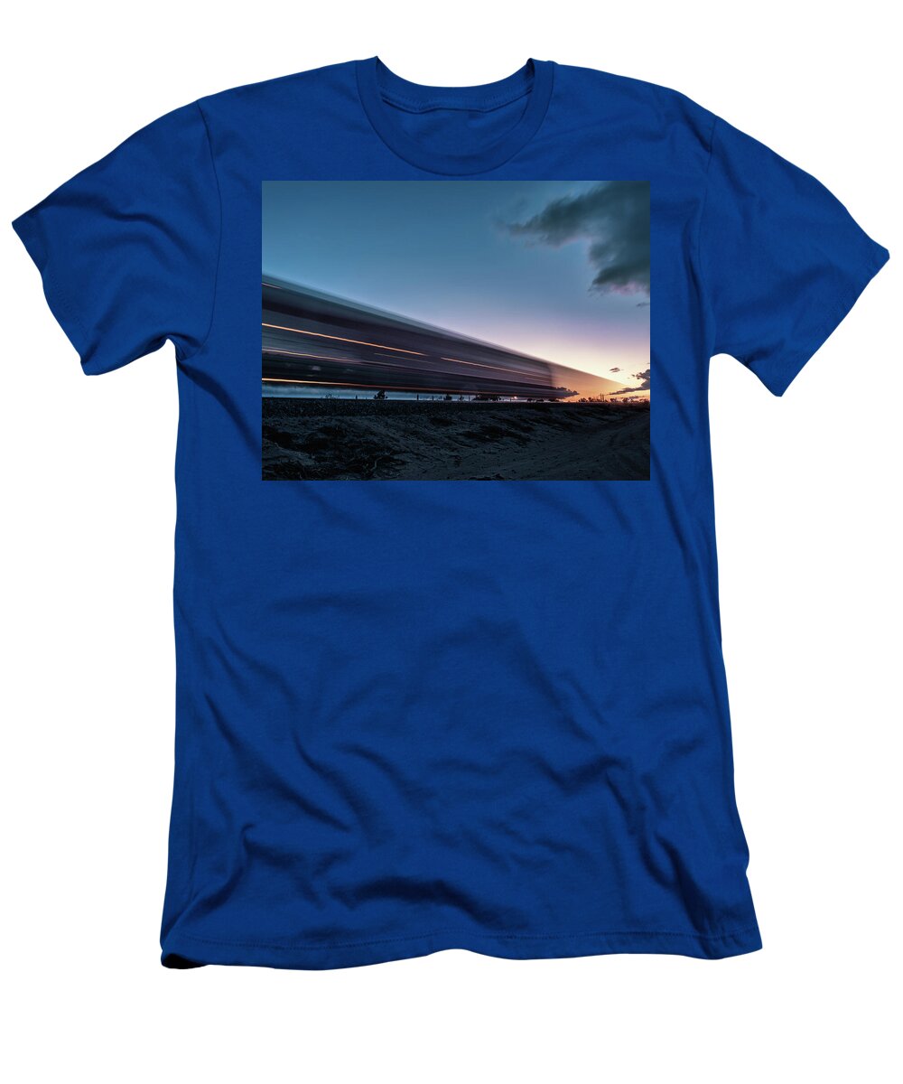 Train T-Shirt featuring the photograph Forward To The Past by Daniel Hayes