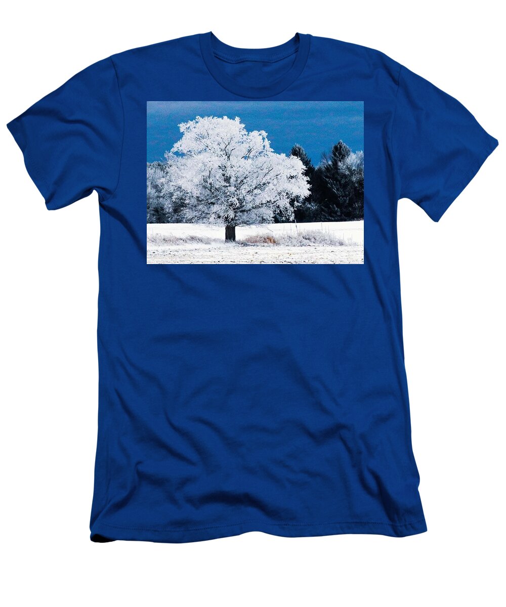  T-Shirt featuring the photograph Frozen Tree by Windshield Photography