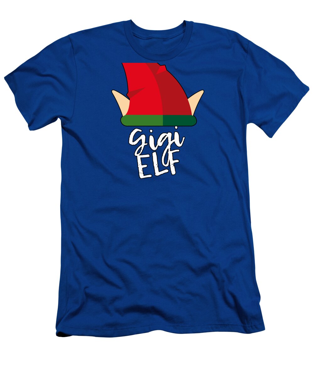 Christmas 2023 T-Shirt featuring the digital art Gigi Elf Christmas Costume by Flippin Sweet Gear