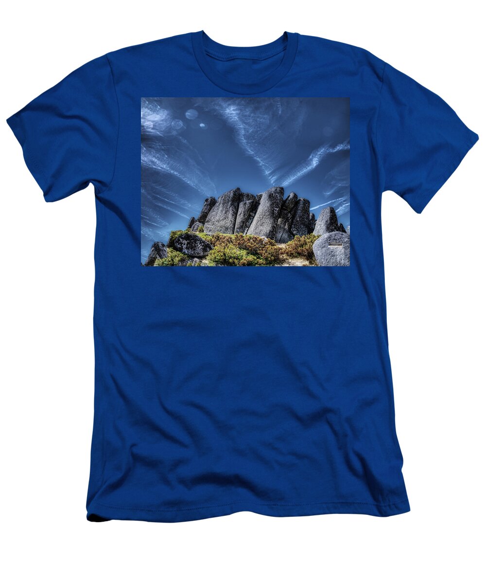 Serra Da Estrela T-Shirt featuring the photograph Hanging Rock by Micah Offman