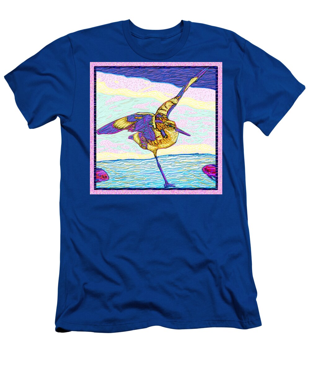 St. Augustine T-Shirt featuring the digital art In Flight by Rod Whyte