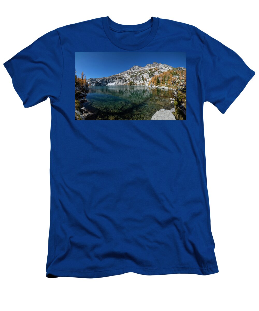 Core T-Shirt featuring the photograph Inspiration Lake 2 by Pelo Blanco Photo