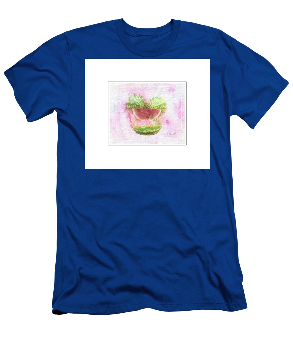 Watermelons T-Shirt featuring the photograph It's Watermelon Time by Rene Crystal