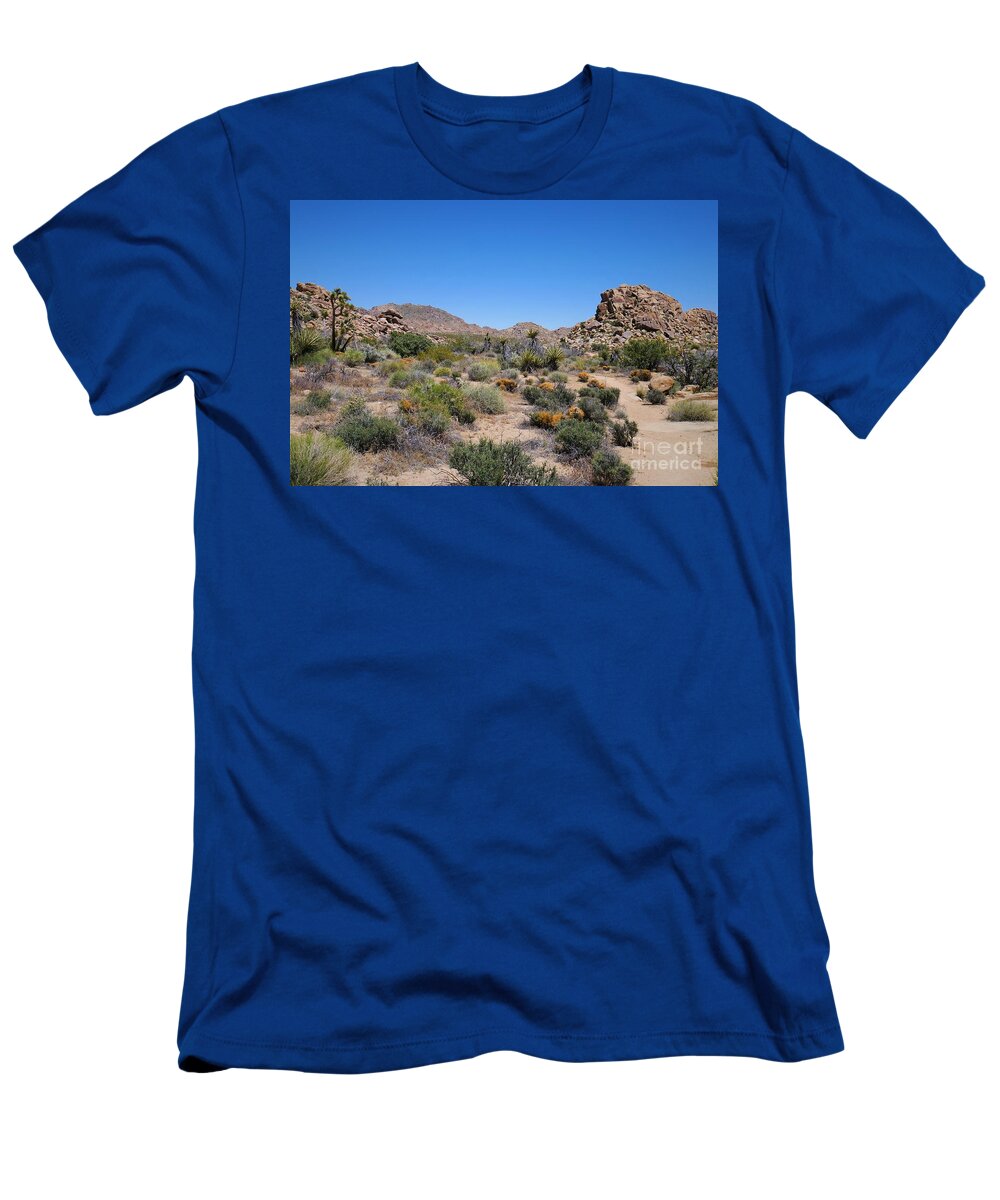 Joshua Tree T-Shirt featuring the photograph Joshua Tree - Panorama Trail 2020 10 by Lee Antle