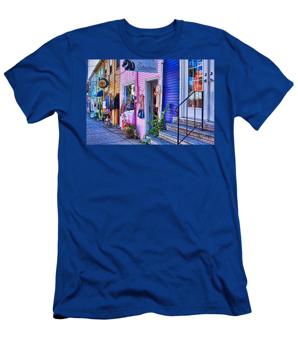 Halifax T-Shirt featuring the photograph Ladies Paradise Walkway Halifax by Tatiana Travelways