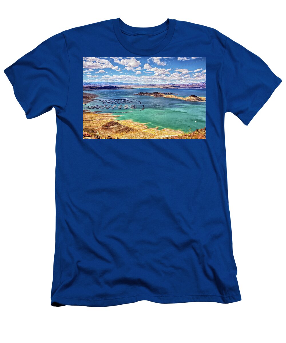 Lake Mead T-Shirt featuring the photograph Lake Mead, Nevada by Tatiana Travelways