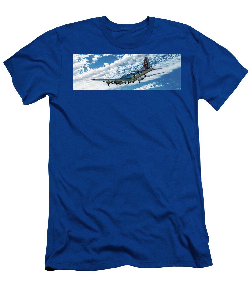Ww2 T-Shirt featuring the photograph Left Rudder by Chris Smith