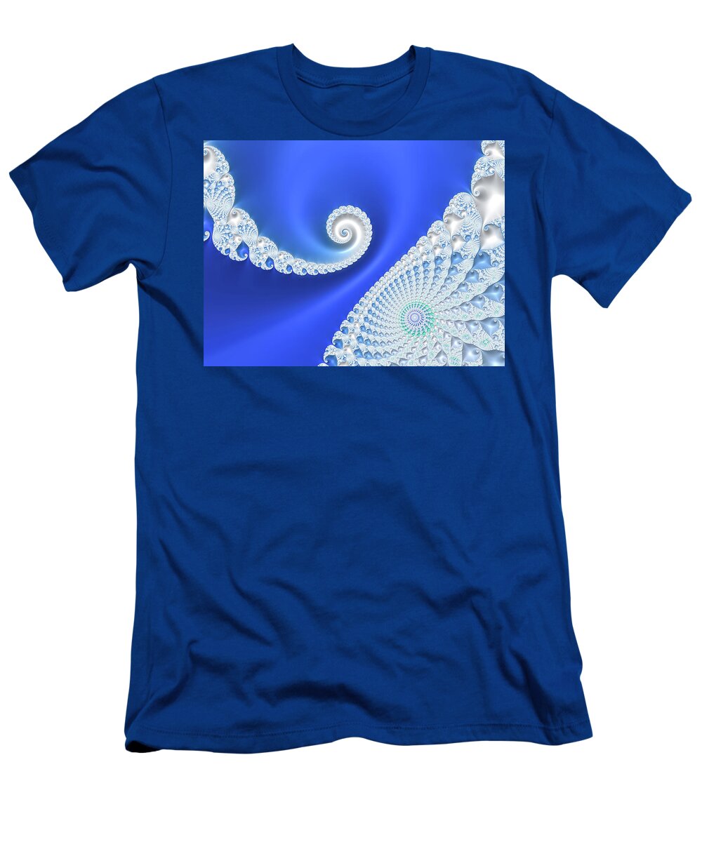 Abstract T-Shirt featuring the digital art Lets Dance by Manpreet Sokhi