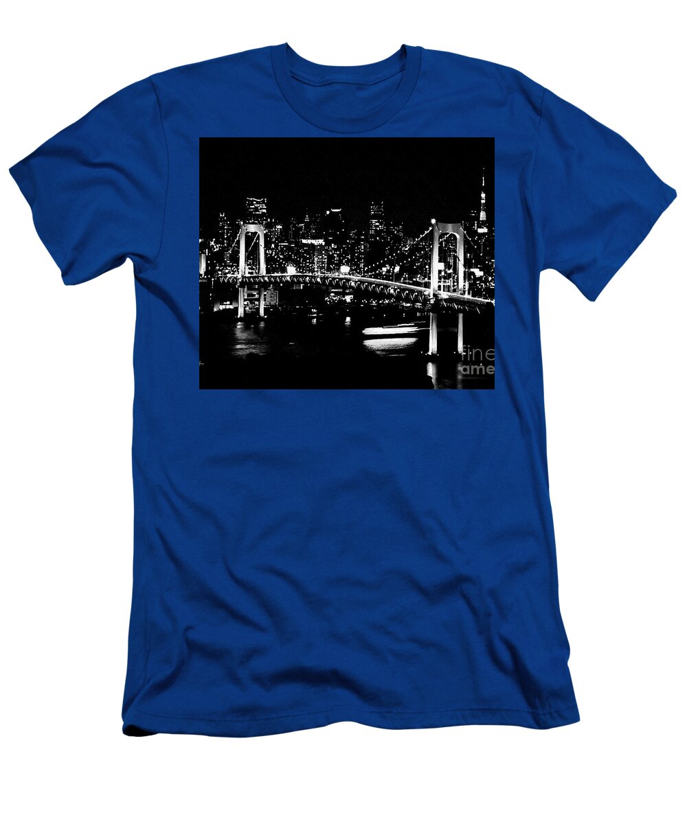 Famous Bridges T-Shirt featuring the mixed media Love Is the Bridge by Aberjhani