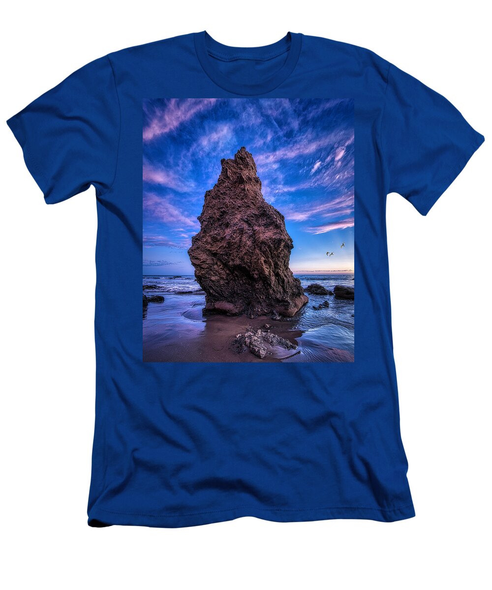Landscape T-Shirt featuring the photograph Matador Rock by Romeo Victor