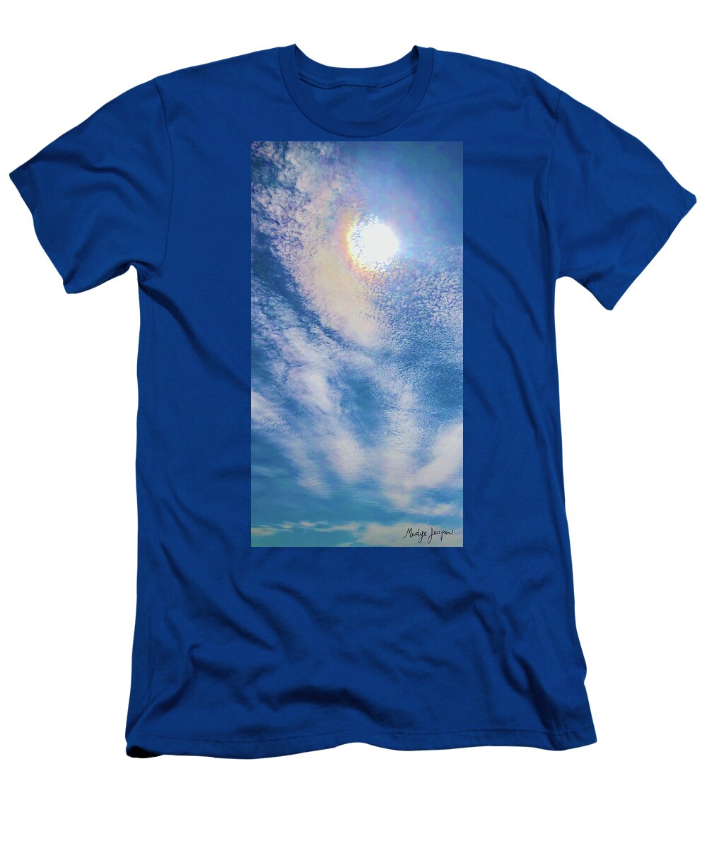 Blue Sky T-Shirt featuring the photograph May 10 by Medge Jaspan