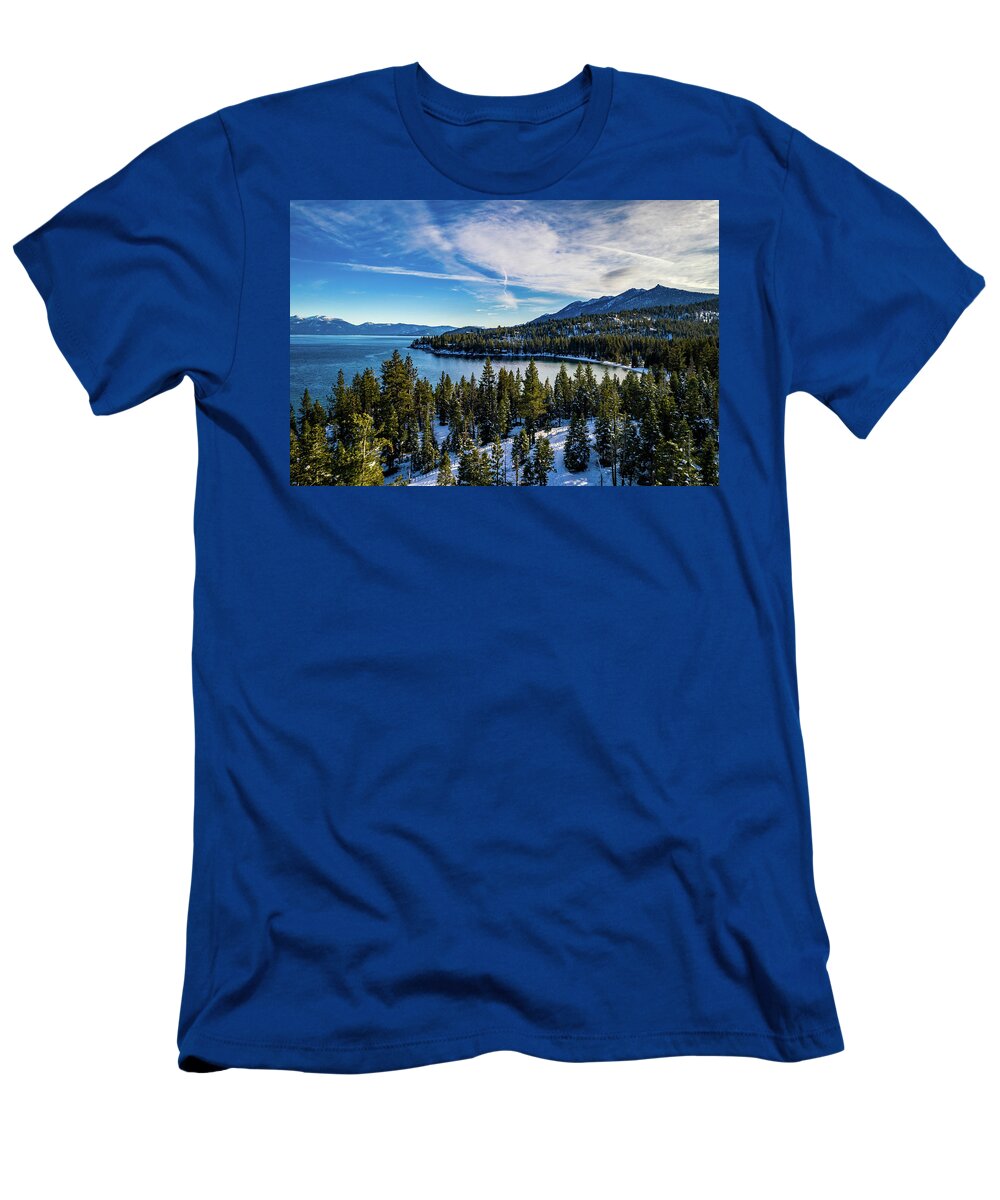 Drone T-Shirt featuring the photograph Meeks Bay 4 by Clinton Ward