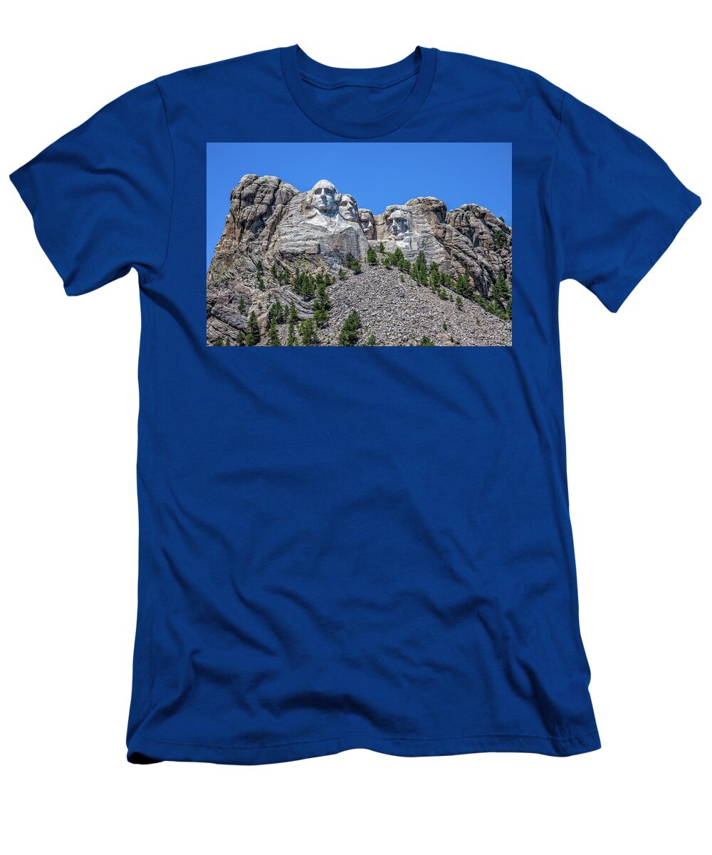 Mount Rushmore National Memorial T-Shirt featuring the photograph Mount Rush by Chris Spencer
