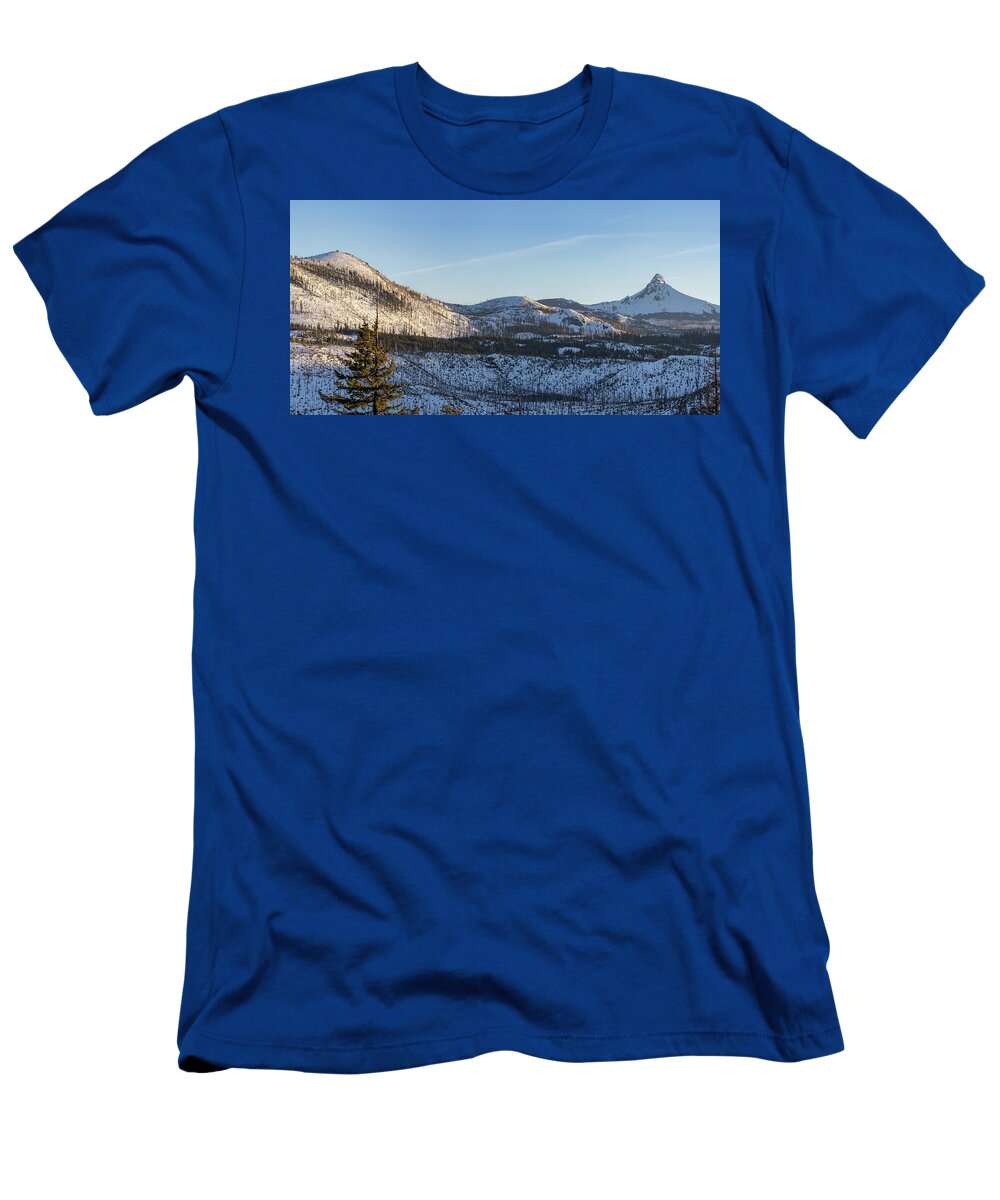  T-Shirt featuring the photograph Mount Washinton Panorama by Belinda Greb