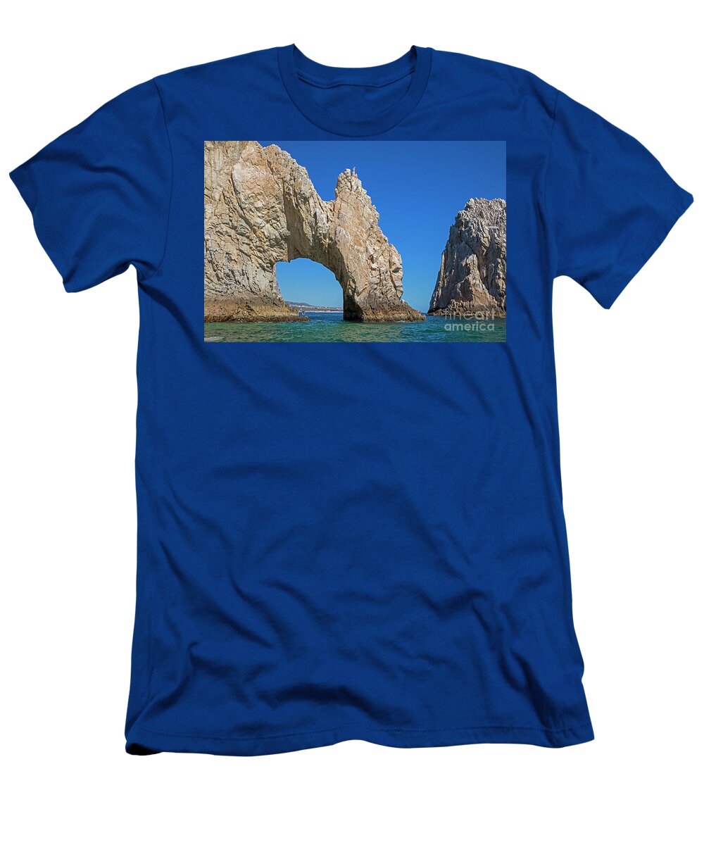 Natural Arch T-Shirt featuring the photograph Natural Arch of Cabo San Lucas, Baja California Sur, Mexico by Arterra Picture Library