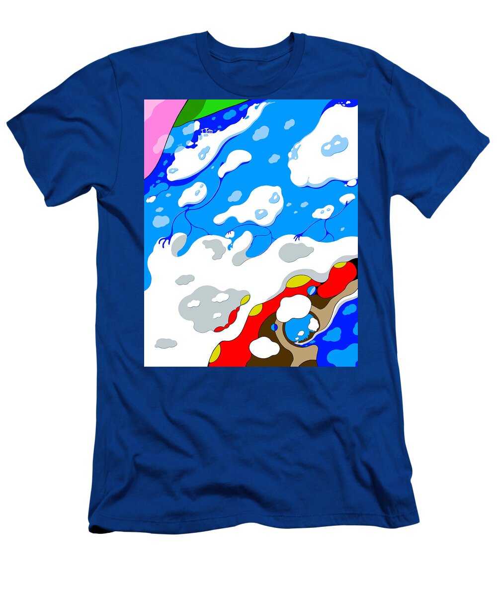 Clouds T-Shirt featuring the digital art Nephenomics by Craig Tilley