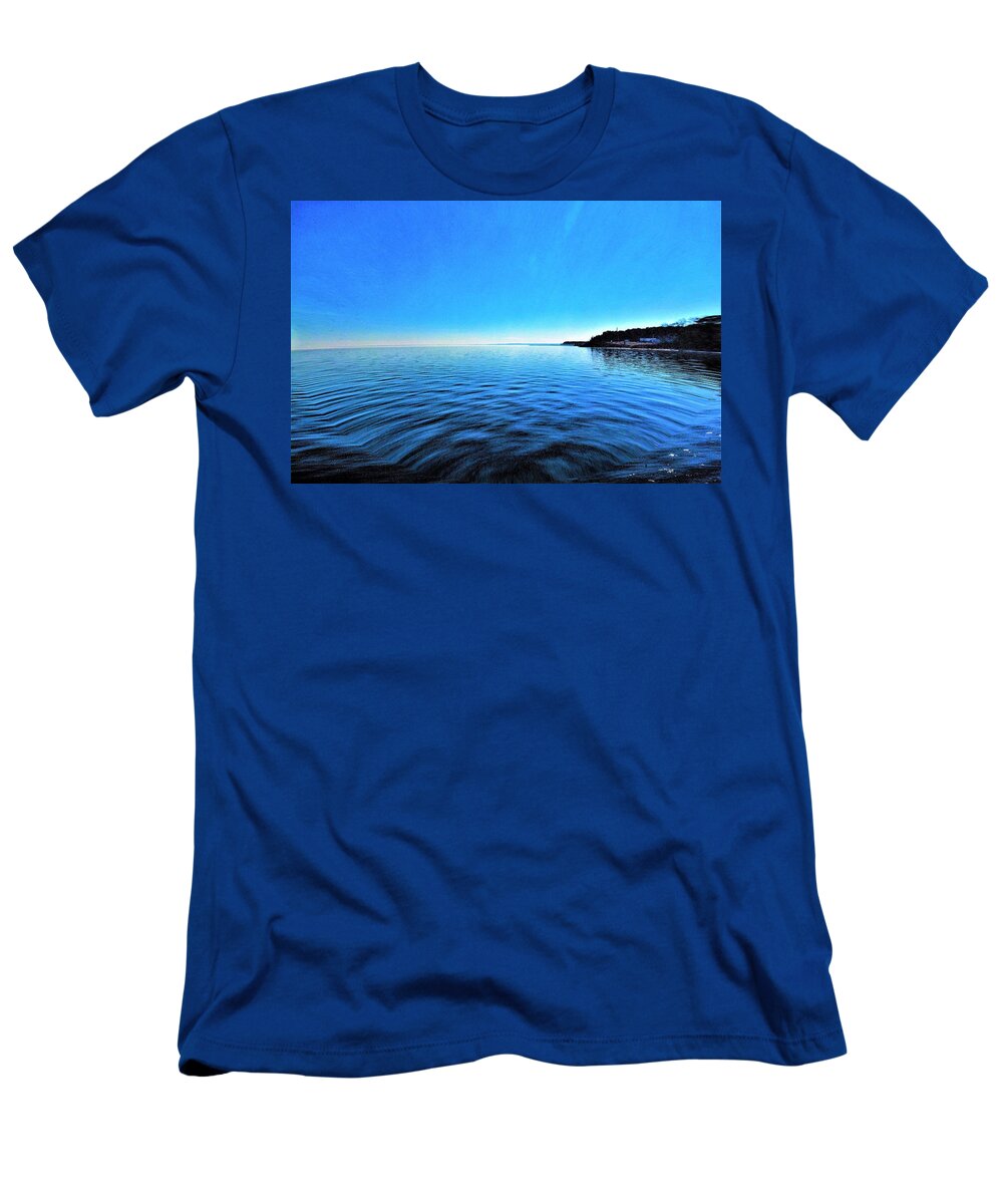 Water T-Shirt featuring the photograph Ocean Evening by Addison Likins