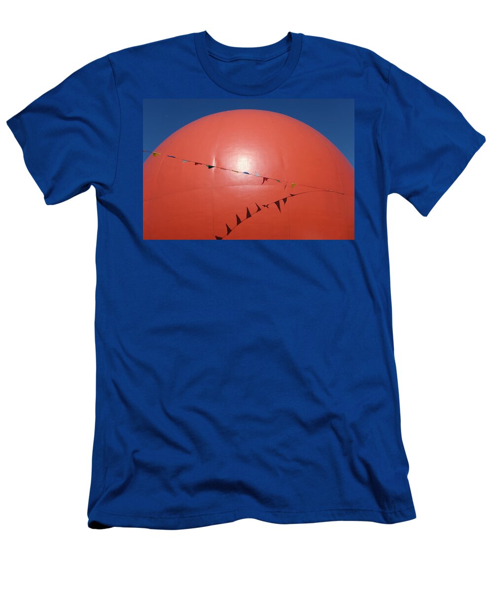 Abstract T-Shirt featuring the photograph Orange Planet 4 by Kreddible Trout