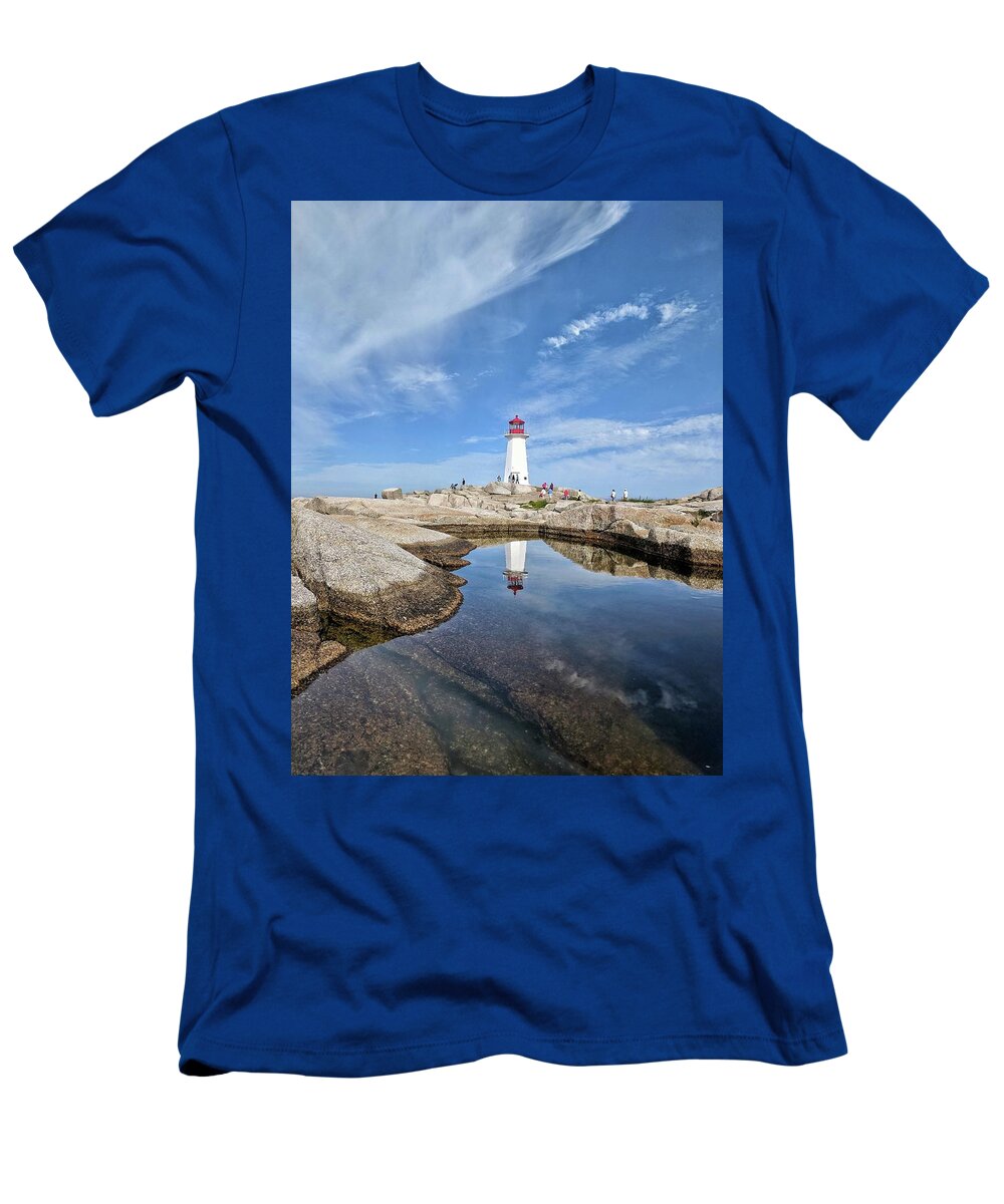 Peggy's Cove T-Shirt featuring the photograph Peggy's Cove Midday by Yvonne Jasinski