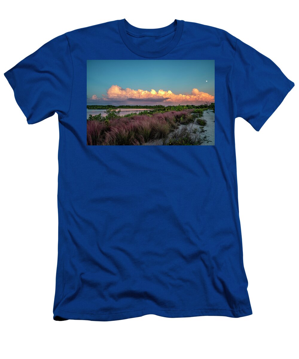 Perico Preserve Sunset T-Shirt featuring the photograph Perico Preserve Sunset by ARTtography by David Bruce Kawchak