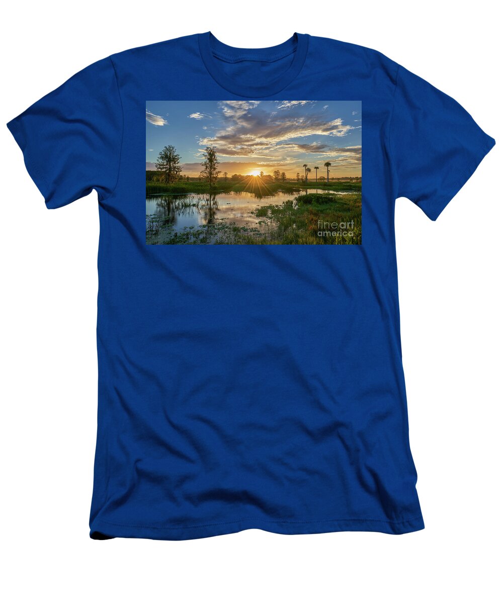 Usa T-Shirt featuring the photograph Ray of Light by Brian Kamprath