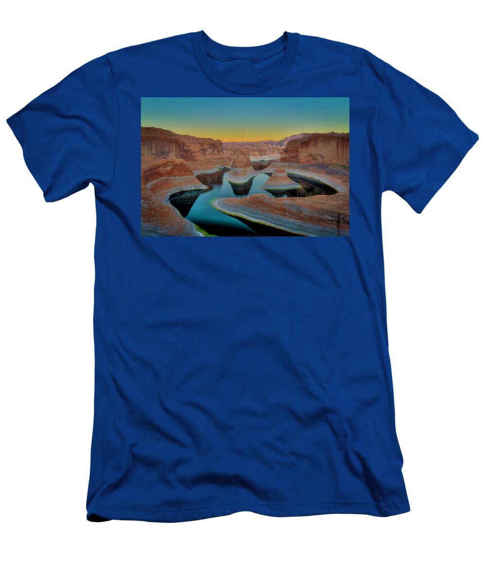 Reflection Canyon T-Shirt featuring the photograph Reflection Canyon by Laura Hedien