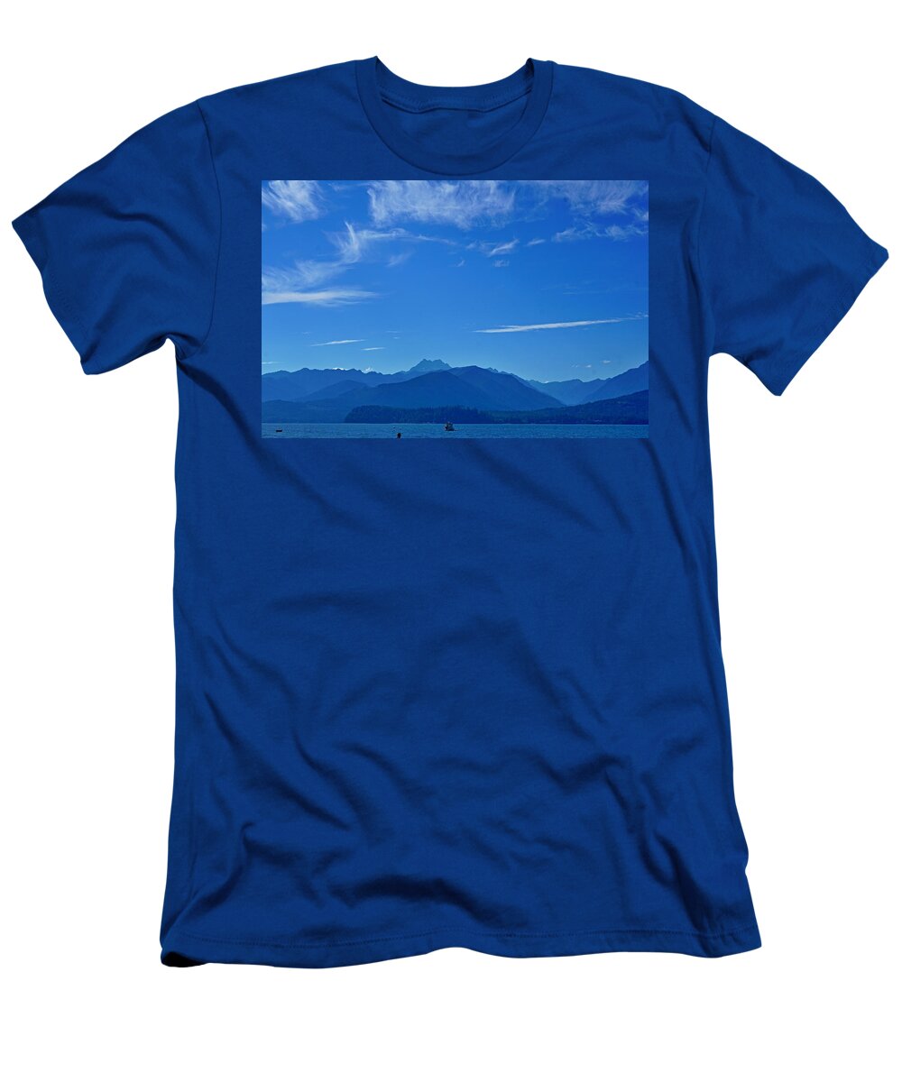 Landscape T-Shirt featuring the photograph Scenic Beach State Park by Bill TALICH