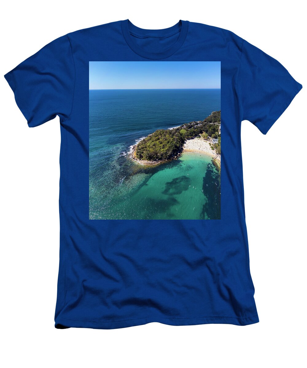 Summer T-Shirt featuring the photograph Shelly Beach Panorama No 1 by Andre Petrov