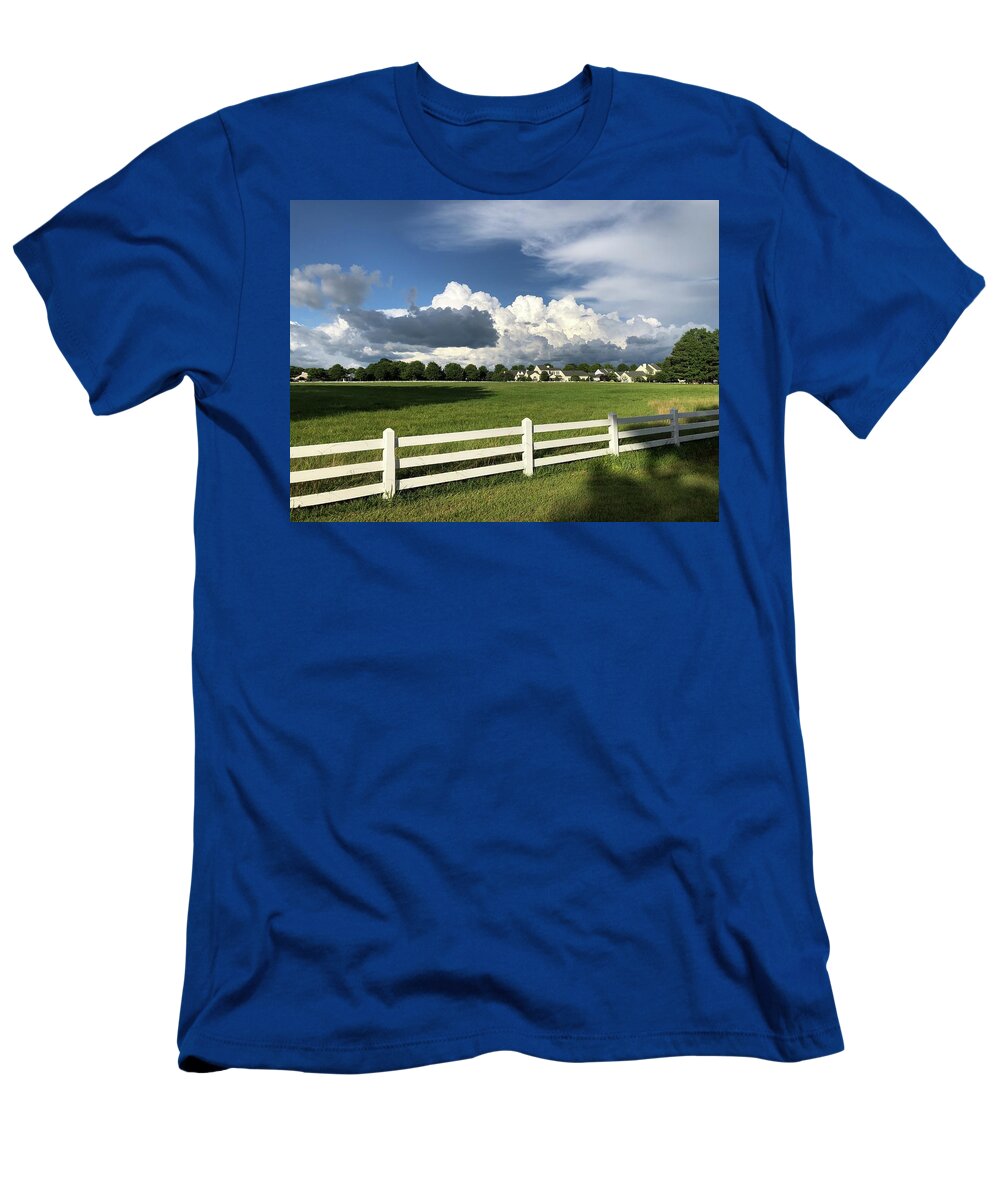Fearrington Village T-Shirt featuring the photograph Sky Over Fearrington Village by Shirley Galbrecht