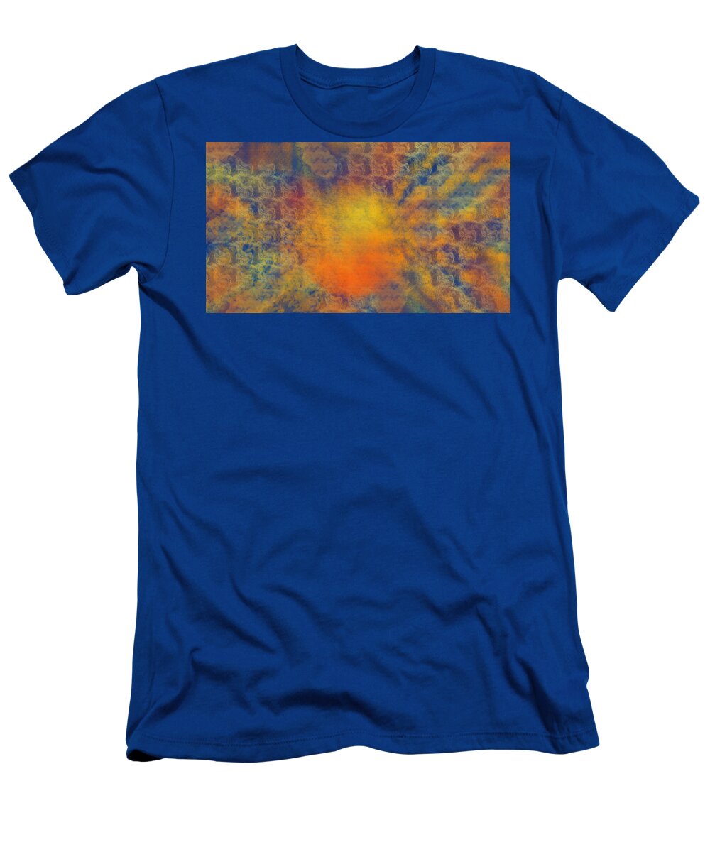 Sun Flash With Attitude T-Shirt featuring the digital art Sun Flash With Attitude by Iris Richardson